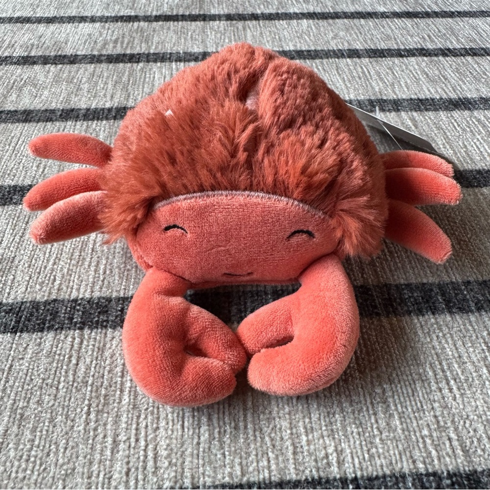 Slumberkins Red Mini Plush Stuffed Animal Crab